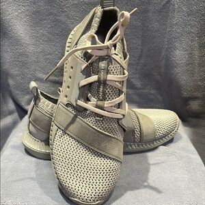 Adidas Gray Knit Sneakers